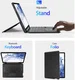 Dux Ducis Samsung Galaxy Tab S8 / S7 Hoes Bluetooth Toetsenbord Zwart afbeelding 5