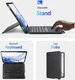Dux Ducis Samsung Galaxy Tab S8+ / S7 FE / S7+ Toetsenbord Hoes afbeelding 5