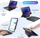 Dux Ducis Samsung Galaxy Tab S9 Hoes Bluetooth Toetsenbord Zwart afbeelding 7