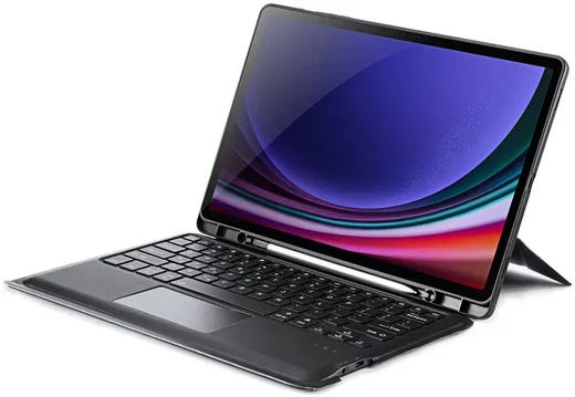 Dux Ducis Samsung Galaxy Tab S10+ / Tab S9+ Hoes Bluetooth Toetsenbord Zwart afbeelding 2