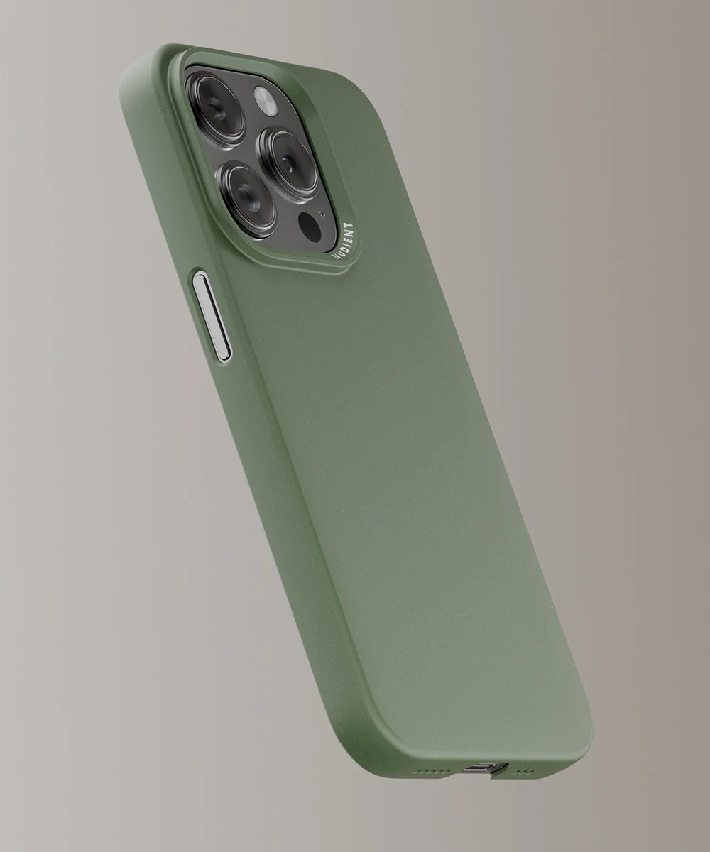 Nudient Thin Case V3 Apple iPhone 15 Hoesje MagSafe Groen afbeelding 4