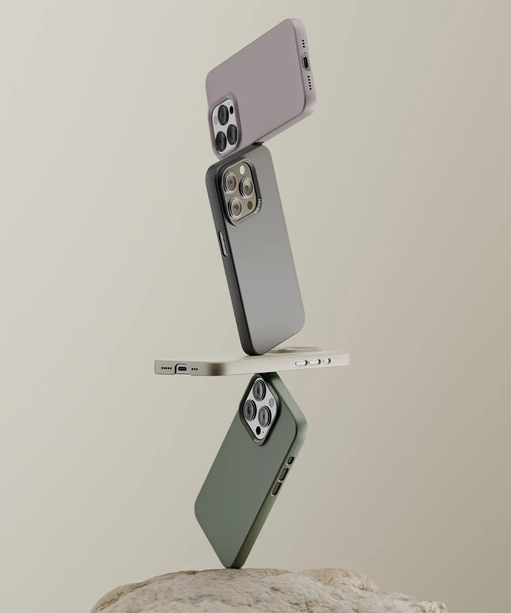 Nudient Thin Case V3 Apple iPhone 15 Hoesje MagSafe Groen afbeelding 5