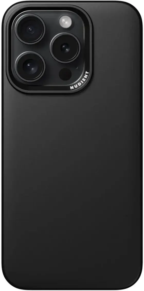 Nudient Thin Case V3 Apple iPhone 15 Pro Hoesje MagSafe Zwart afbeelding 1