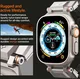 Spigen DuraPro - Apple Watch 1-10/SE/Ultra Bandje - 49/46/45/44/42MM - Zwart afbeelding 6