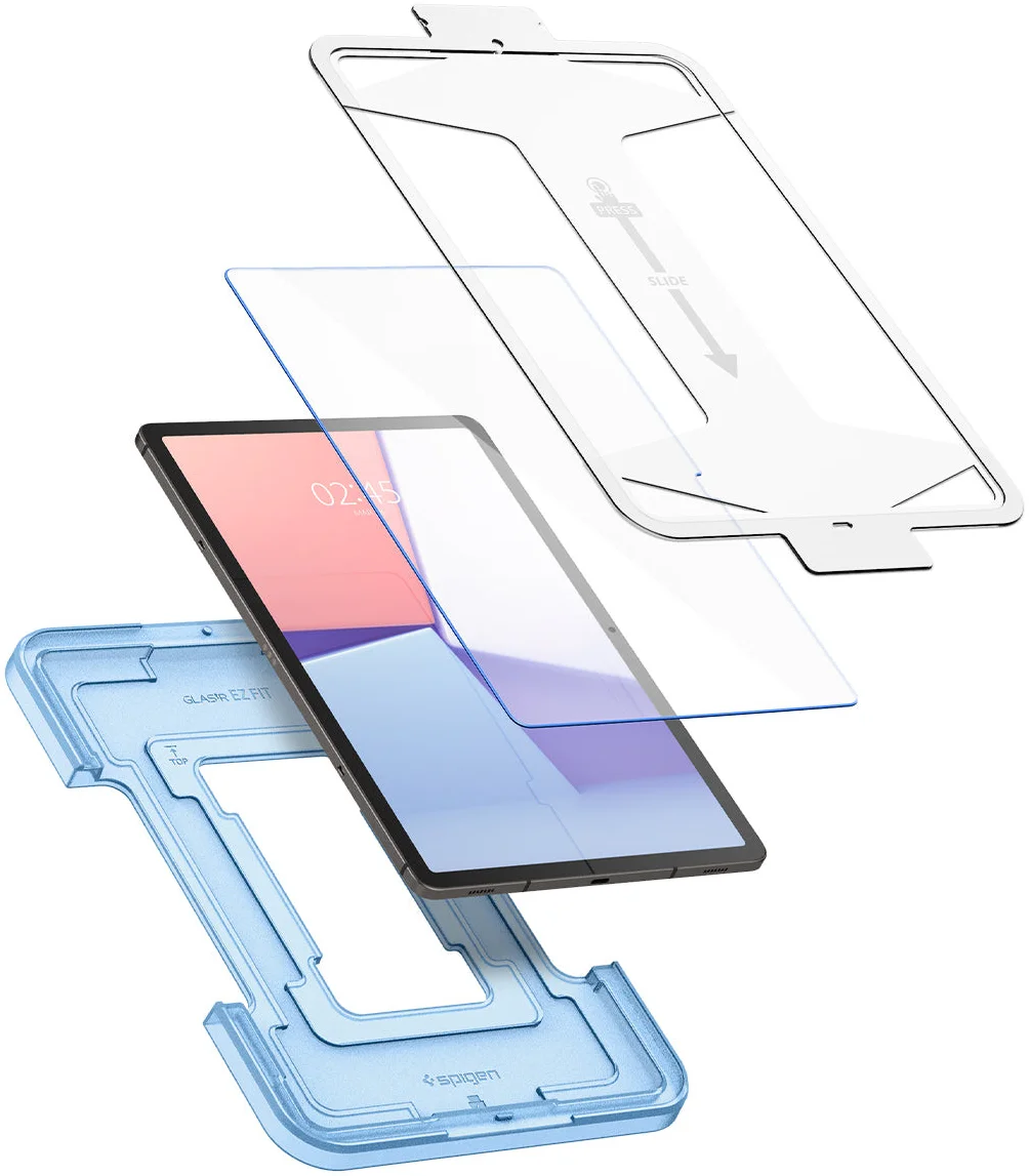 Spigen EZ Fit Glas.tR Samsung Galaxy Tab S9 Screen Protector afbeelding 2