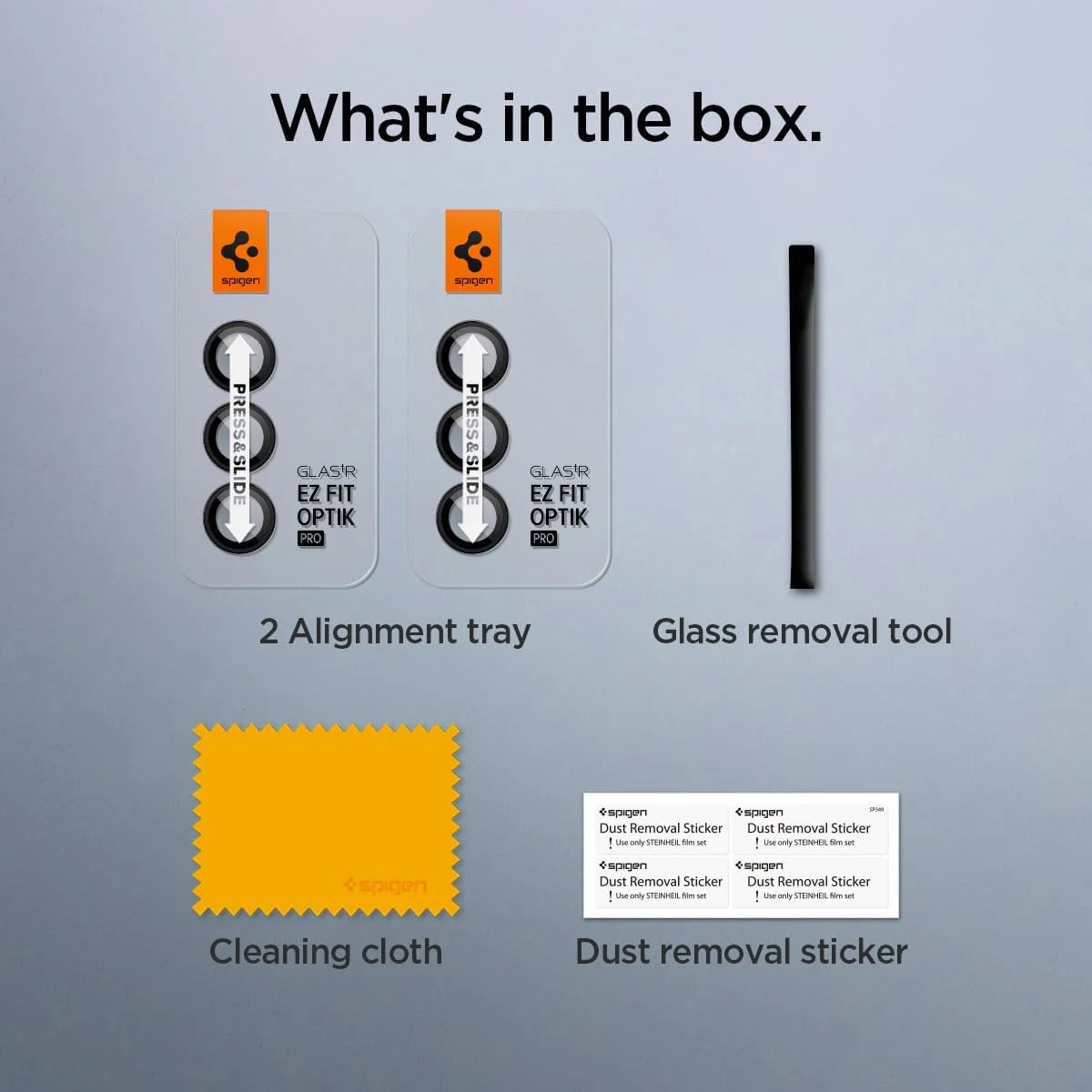 Spigen Optik Samsung Z Fold 5 Camera Lens Protector (2-Pack) Zwart afbeelding 8