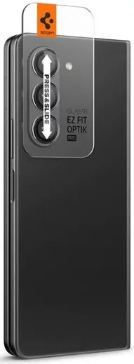 Spigen Optik Samsung Z Fold 5 Camera Lens Protector (2-Pack) Zwart afbeelding 10
