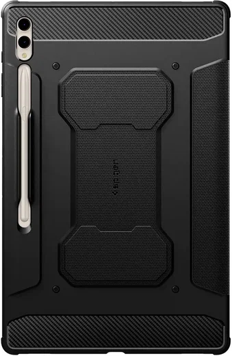 Spigen Rugged Armor Pro Samsung Galaxy Tab S10 / S9 / S8 Ultra Hoes Zwart afbeelding 9
