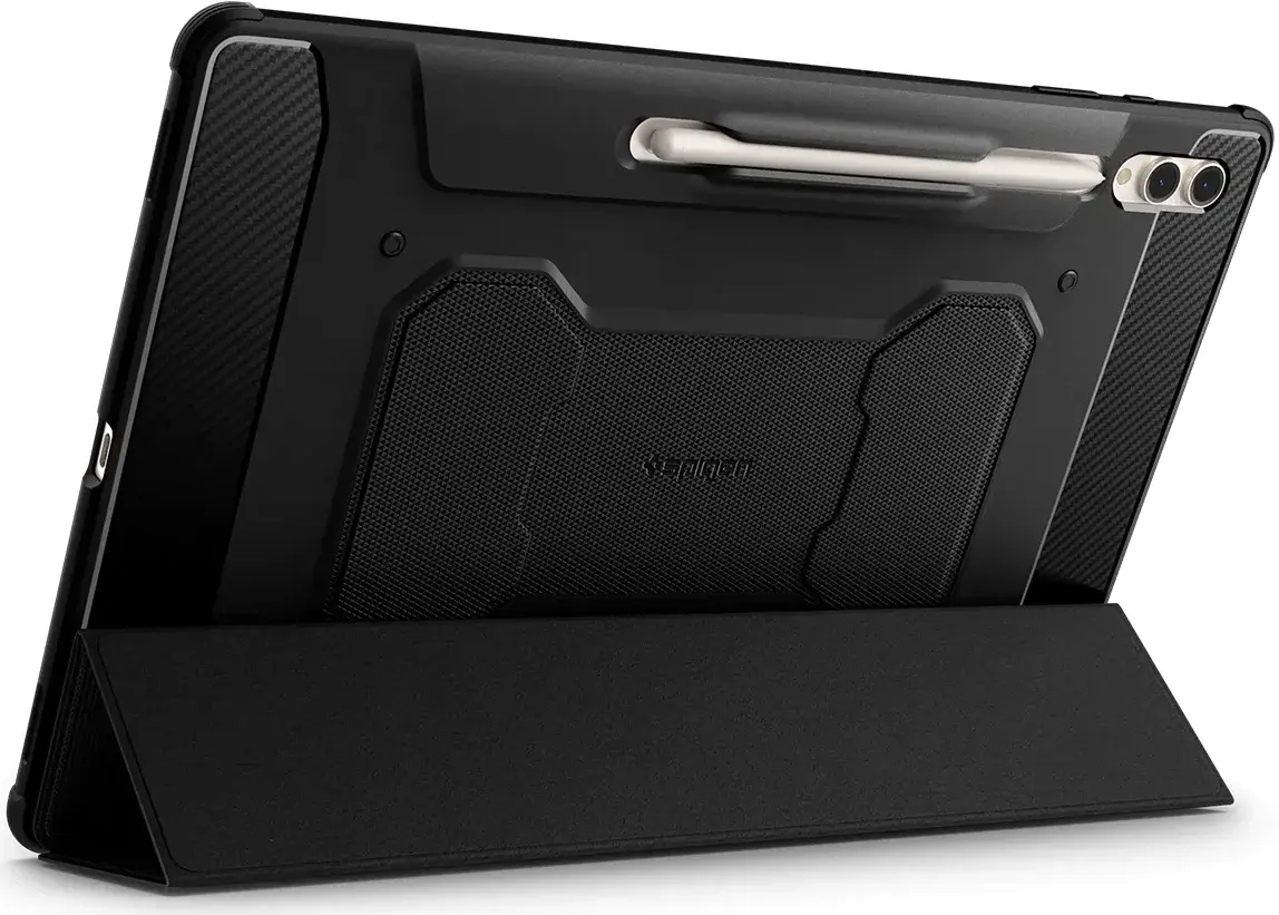 Spigen Rugged Armor Pro Samsung Galaxy Tab S10 / S9 / S8 Ultra Hoes Zwart afbeelding 10