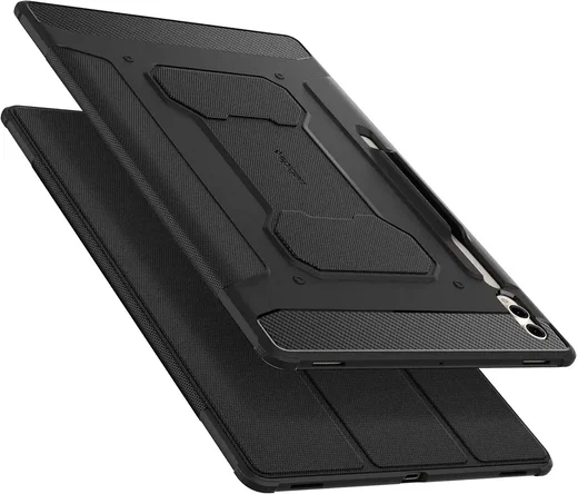 Spigen Rugged Armor Pro Samsung Galaxy Tab S10 / S9 / S8 Ultra Hoes Zwart afbeelding 11