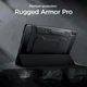 Spigen Rugged Armor Pro Samsung Galaxy Tab S10 / S9 / S8 Ultra Hoes Zwart afbeelding 7