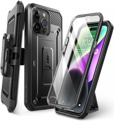 SUPCASE UB Pro Apple iPhone 15 Pro Hoesje Full Protect Kickstand Zwart afbeelding