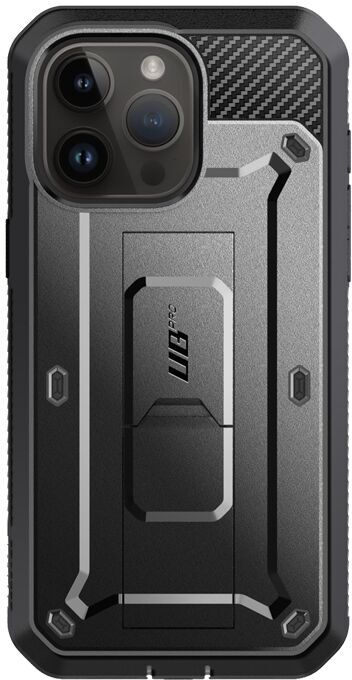 SUPCASE UB Pro Apple iPhone 15 Pro Hoesje Full Protect Kickstand Zwart afbeelding 2