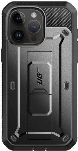 SUPCASE UB Pro Apple iPhone 15 Pro Hoesje Full Protect Kickstand Zwart afbeelding 2