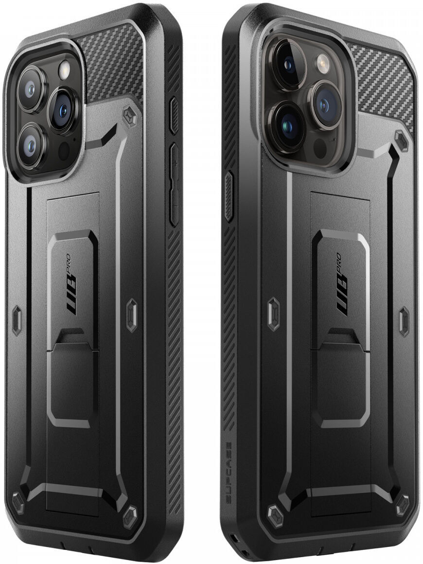 SUPCASE UB Pro Apple iPhone 15 Pro Hoesje Full Protect Kickstand Zwart afbeelding 3