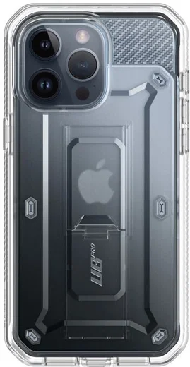 SUPCASE UB Pro Apple iPhone 15 Pro Hoesje Full Protect Kickstand Clear afbeelding 2