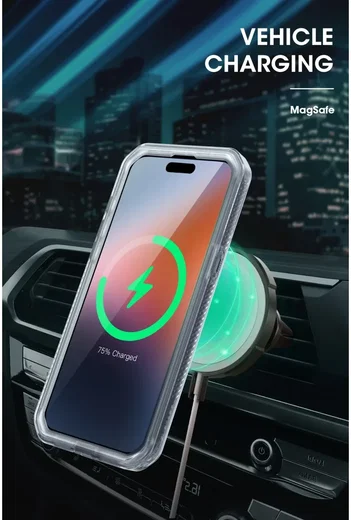 SUPCASE UB Mag Pro Apple iPhone 15 Pro Hoesje MagSafe Stand Clear afbeelding 8