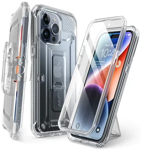SUPCASE UB Pro Apple iPhone 15 Pro Max Hoesje Full Protect Transparant afbeelding 1