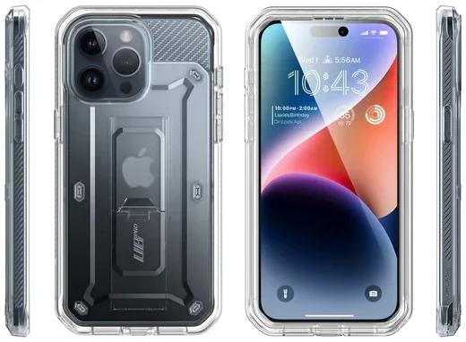 SUPCASE UB Pro Apple iPhone 15 Pro Max Hoesje Full Protect Transparant afbeelding 4