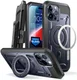 SUPCASE UB Mag Pro Apple iPhone 15 Pro Max Hoesje MagSafe Stand Blauw afbeelding 1