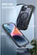 SUPCASE UB Mag Pro Apple iPhone 15 Pro Max Hoesje MagSafe Stand Blauw afbeelding 7