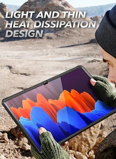 SUPCASE UB Pro Samsung Galaxy Tab S10 / S9 Ultra Hoes Full Protect Zwart afbeelding 6