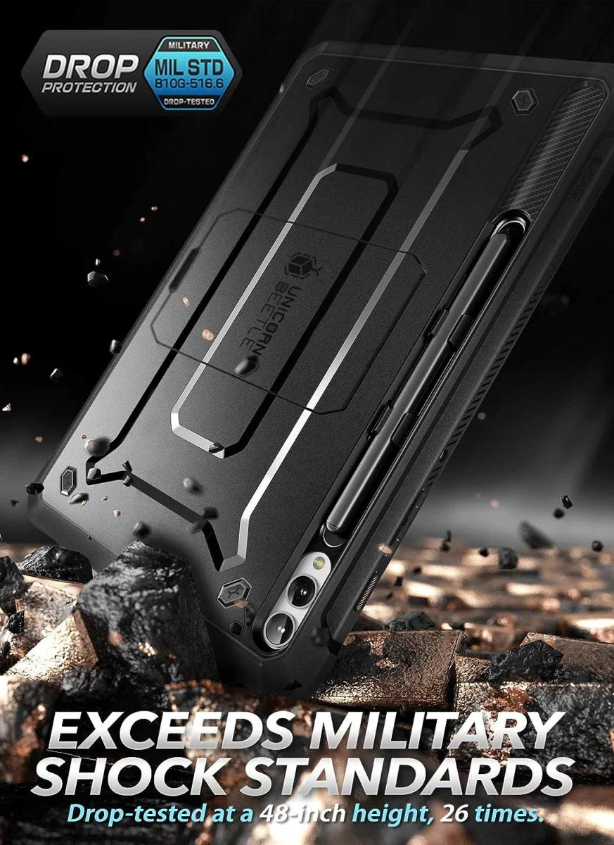 SUPCASE UB Pro Samsung Galaxy Tab S10 / S9 Plus Hoes Full Protect Zwart afbeelding 5