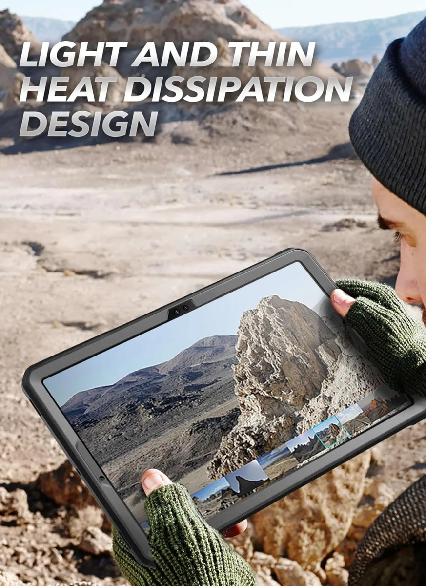 SUPCASE UB Pro Samsung Galaxy Tab S10 / S9 Plus Hoes Full Protect Zwart afbeelding 6