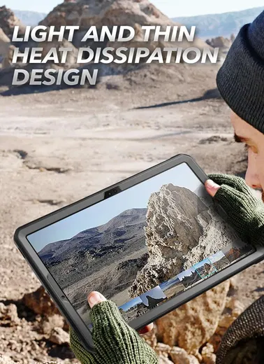 SUPCASE UB Pro Samsung Galaxy Tab S10 / S9 Plus Hoes Full Protect Zwart afbeelding 6