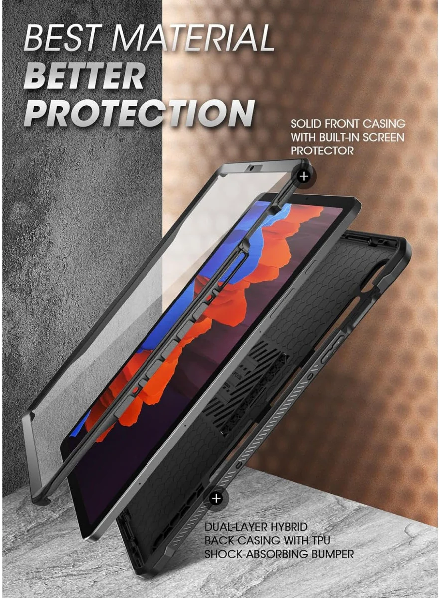 SUPCASE UB Pro Samsung Galaxy Tab S9 Hoes Full Protect Kickstand Zwart afbeelding 4
