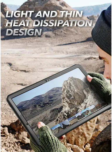 SUPCASE UB Pro Samsung Galaxy Tab S9 Hoes Full Protect Kickstand Zwart afbeelding 7