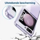 Samsung Galaxy Z Flip 5 Hoesje Schokbestendig en Dun TPU Transparant afbeelding 2
