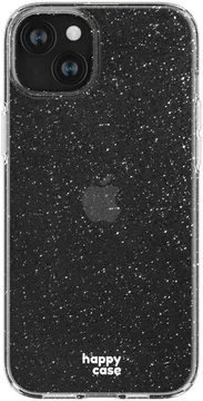 HappyCase iPhone 15 Hoesje Flexibel TPU Glitter Print
