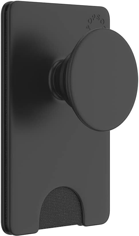 PopSockets PopWallet+ voor MagSafe Kaarthouder Greep en Stand Zwart afbeelding 1