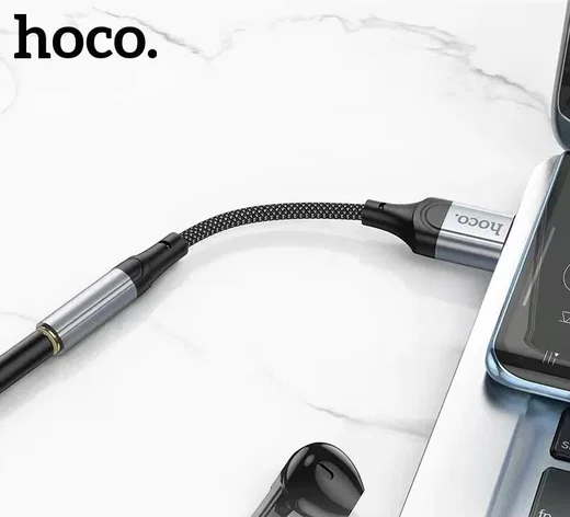 Hoco LS36 USB-C naar 3.5mm Digital Audio Converter 12cm afbeelding 3
