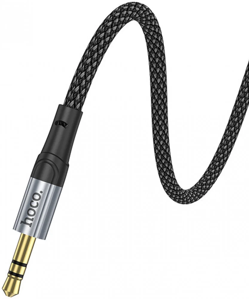 Hoco UPA26 Lightning naar 3.5mm Jack Audiokabel 1M Zwart afbeelding 2