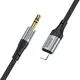 Hoco UPA26 Lightning naar 3.5mm Jack Audiokabel 1M Zwart afbeelding 3