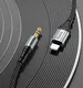 Hoco UPA26 Lightning naar 3.5mm Jack Audiokabel 1M Zwart afbeelding 5