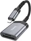 Hoco UA25 Apple Lightning Card Reader met SD/TF Kaartlezer Grijs afbeelding 7
