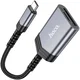 Hoco UA25 USB-C Card Reader met SD/TF Kaartlezer Grijs afbeelding 2