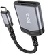 Hoco UA25 USB-C Card Reader met SD/TF Kaartlezer Grijs afbeelding 8