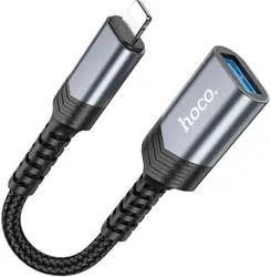 Hoco UA24 Apple Lightning naar USB-A Female USB2.0 Converter afbeelding