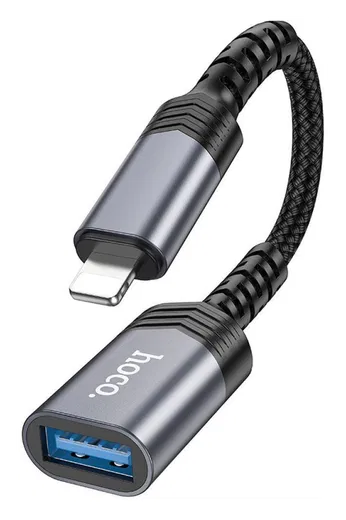Hoco UA24 Apple Lightning naar USB-A Female USB2.0 Converter afbeelding 5