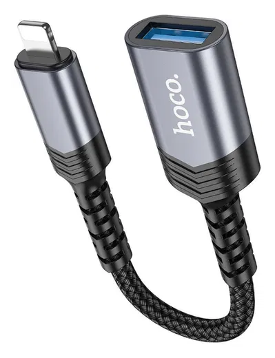 Hoco UA24 Apple Lightning naar USB-A Female USB2.0 Converter afbeelding 6
