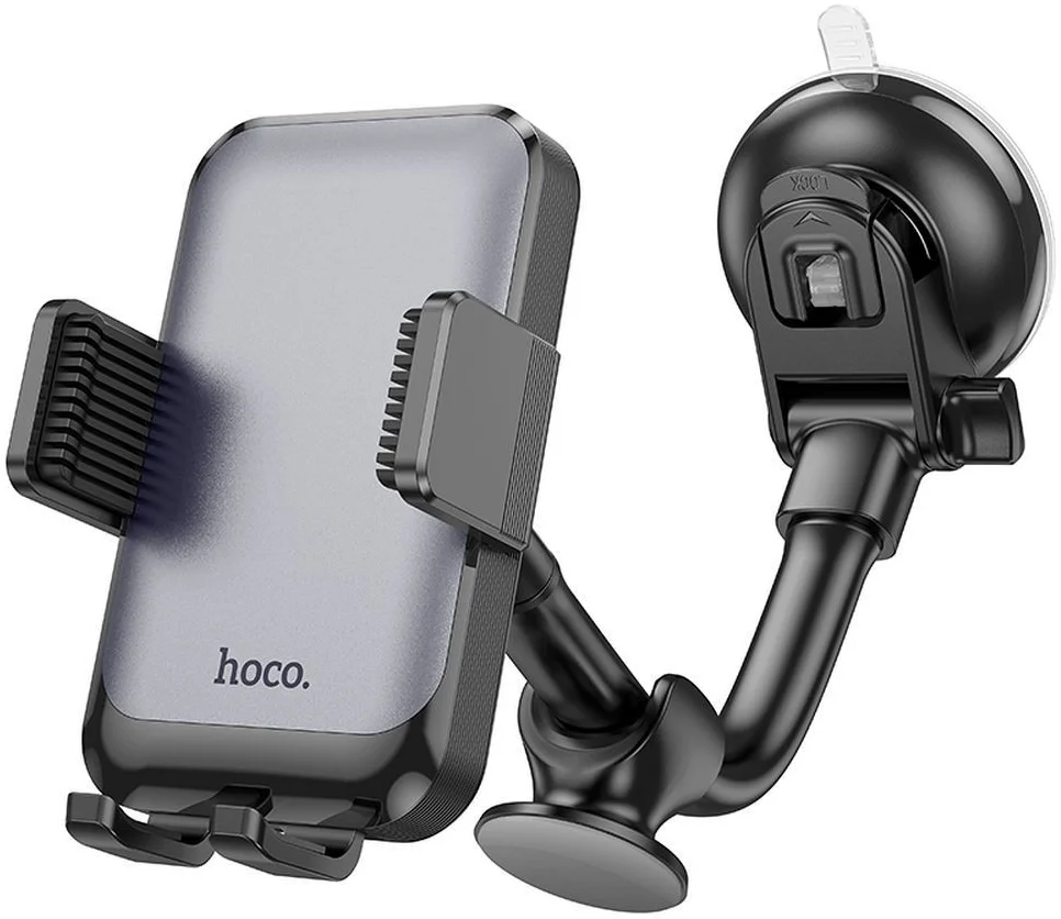 Hoco H27 360° Verstelbare Raam / Dashboard Telefoonhouder Auto Zwart afbeelding 1