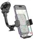 Hoco H27 360° Verstelbare Raam / Dashboard Telefoonhouder Auto Zwart afbeelding 2