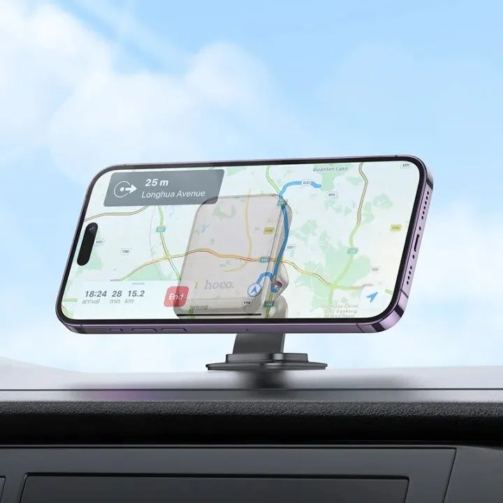 Hoco H25 Magnetische Dashboard Auto Telefoonhouder Zwart afbeelding 4