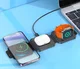 Hoco CQ4 3-in-1 15W Opvouwbare MagSafe Lader iPhone/AirPods/Watch afbeelding 3