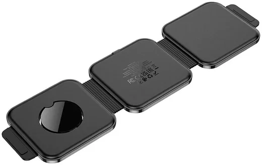 Hoco CQ4 3-in-1 15W Opvouwbare MagSafe Lader iPhone/AirPods/Watch afbeelding 9