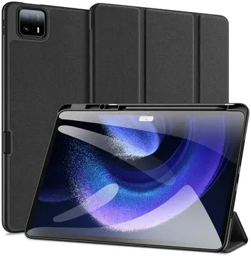 Dux Ducis Domo Xiaomi Pad 6 Max Hoes Tri-Fold Book Case Zwart